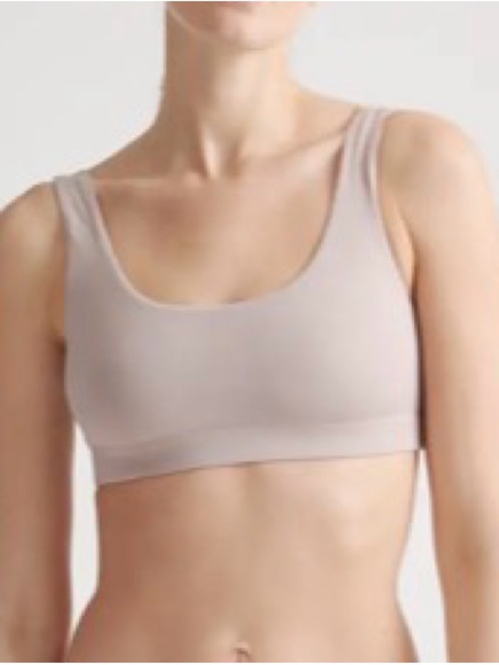 Quince Organic Cotton Tank Bralette 2 Pack-Mink